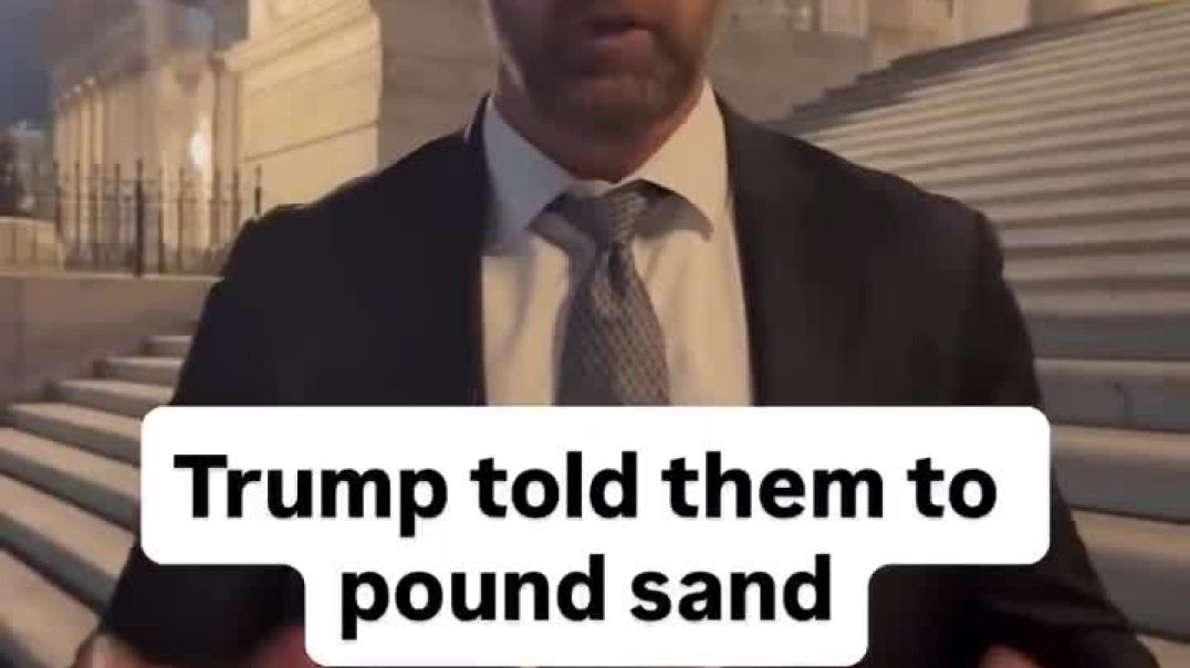 I’ve spoken with President Trump a lot in the past 24 hours. Senate Democrats wanted a BILLION dollars to fast track his nominees. Trump told them to pound sand. NO DEAL.