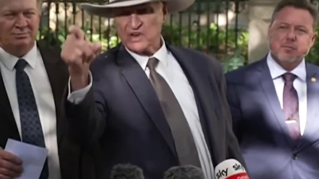 🚨FULL BOB KATTER INTERACTION: Bob Katter clashed with a 9News reporter in Brisbane after being asked about his Lebanese heritage while backing the ‘March for Australia’ rally.
