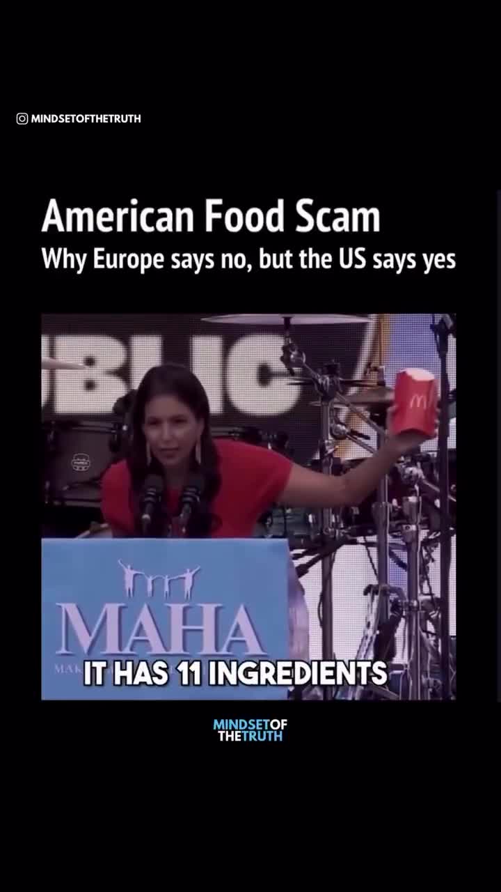 So many additional Chemicals.  RFK Jnr is trying to fix this.