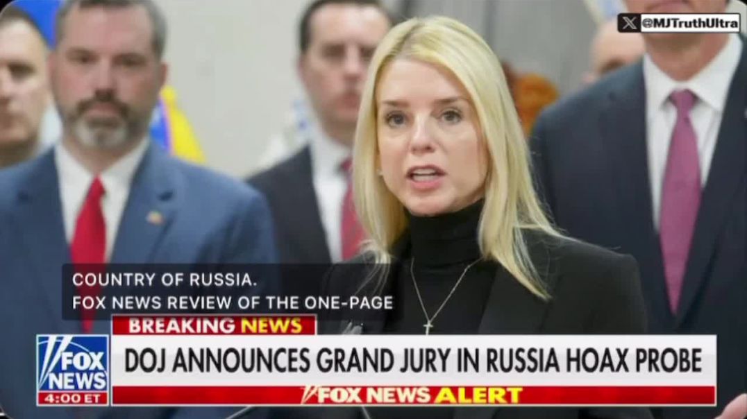 Holee Shizzles… she did it…  🚨 AG Pamela Bondi Directed an Unknown Federal Prosecutor to bring the RussiaGate Evidence DNI Tulsi Gabbard Provided to a GRAND JURY