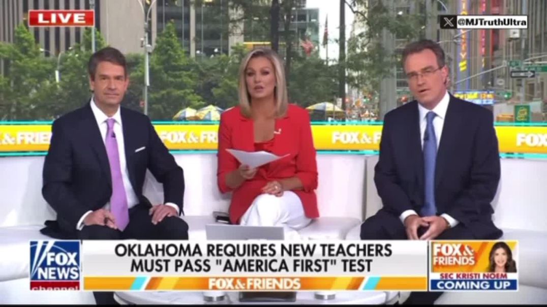 Oh my God… this is so great lol  🚨 Teachers who relocate from Shitty Blue States to Oklahoma must Pass an “America First” TEST to keep their Teaching License 🤣😂