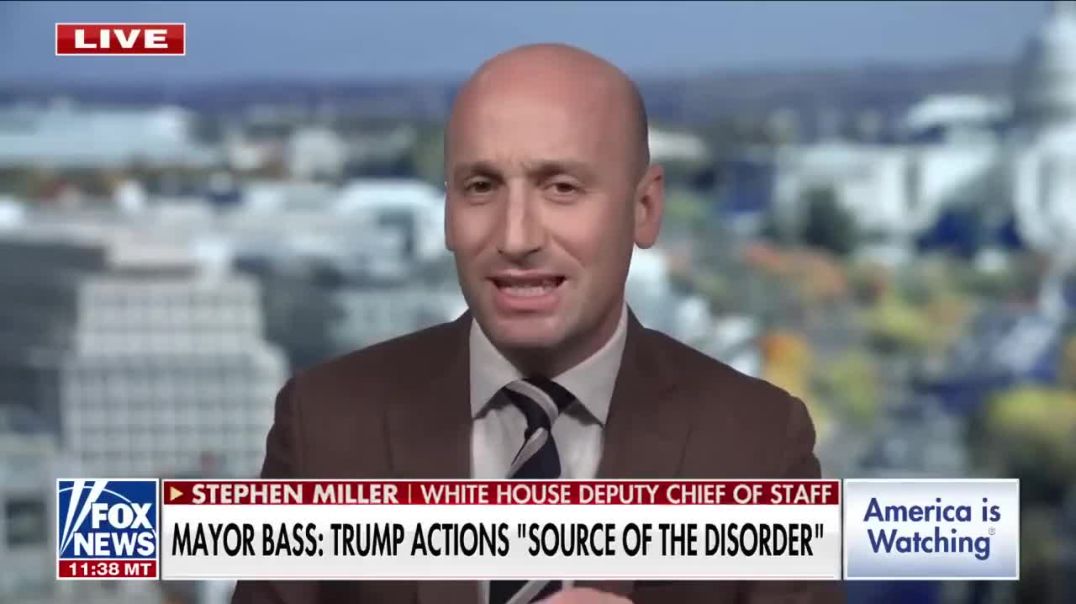 Stephen Miller says that Gavin Newsom and Karen Bass are guilty of Crimes Against Humanity for facilitating child trafficking and sex trafficking.