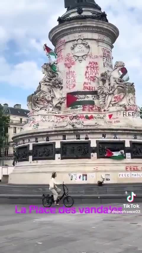 When you import Millions of people with zero affiliation & in many cases a hatred for your Country - this is what happens.   The French Capital, Paris.