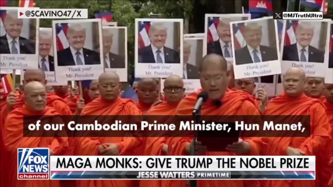 WOW! 70+ Thousand Monks Broke their Silence and Just Nominated President Trump for a Nobel Piece prize 🙌