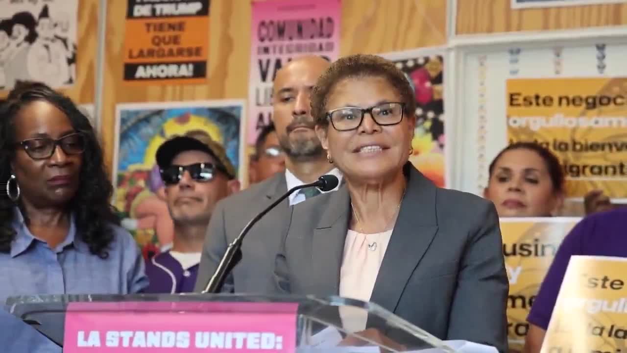LA Mayor Karen Bass on deporting illegal aliens:  “That destabilizes a neighborhood, businesses, the community! We are not going to allow this administration to destabilize our great city!”