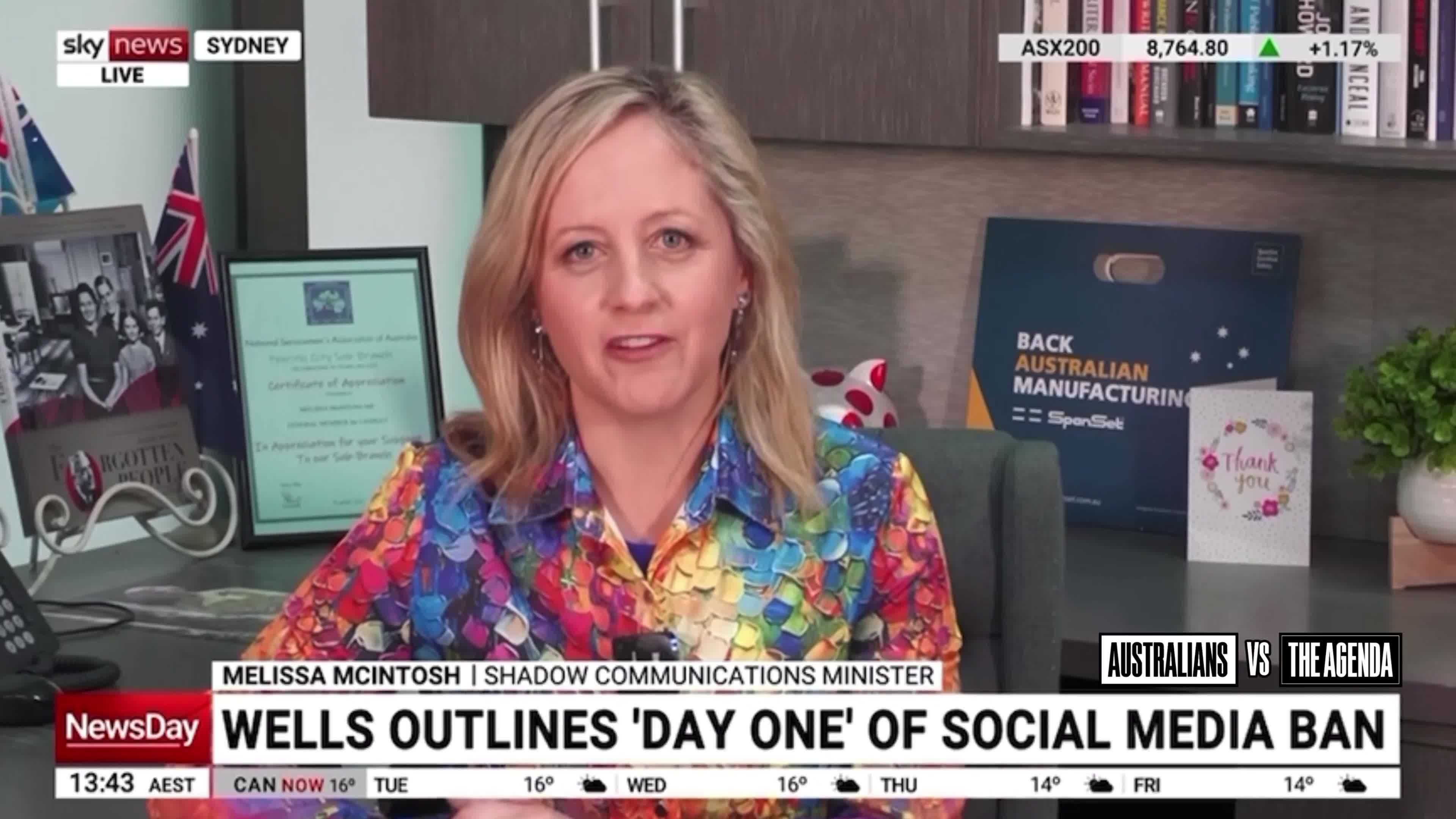 Shadow Communications Minister Melissa McIntosh says the Coalition is proud to have played a role in introducing the social media ban to Parliament, fully supports its enforcement, and wants...