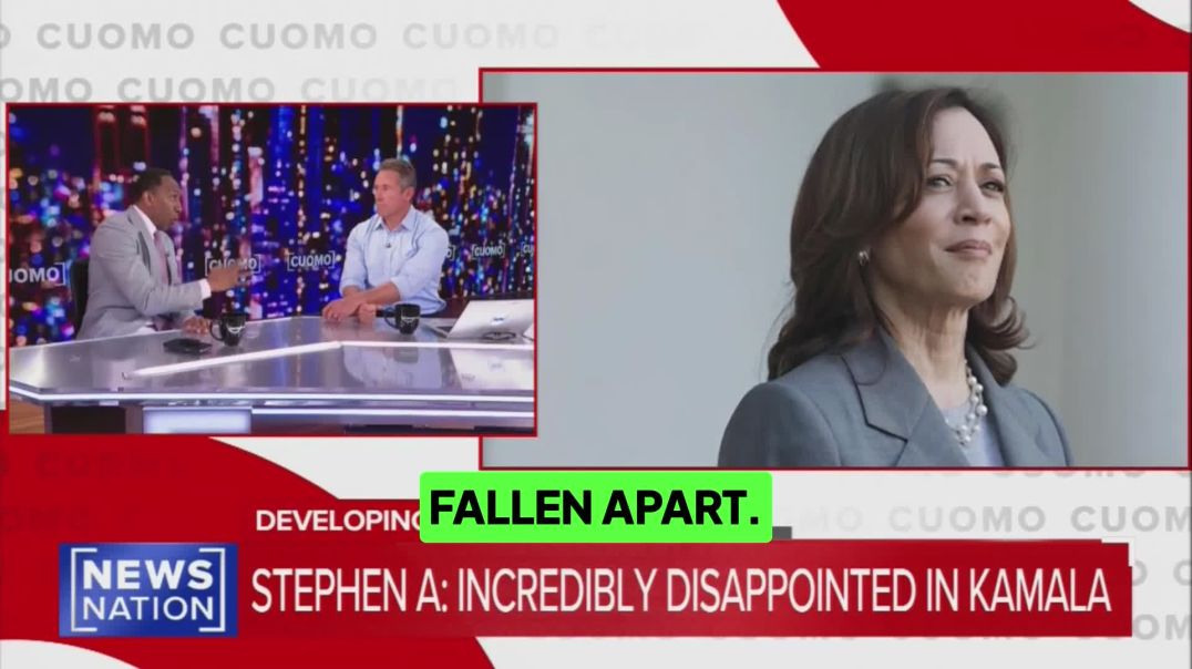 Stephen A. Smith COOKS Kamala Harris after she said “nothing comes to mind” when asked what Trump has done right.
