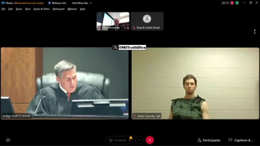 Tyler Robinson makes first Televised Court Appearance