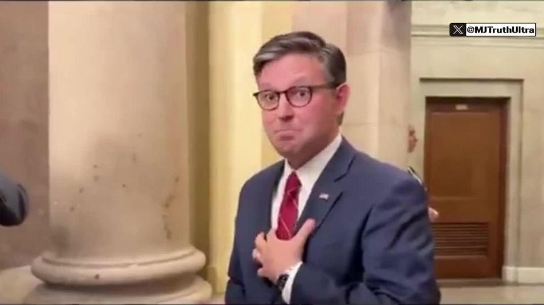 Speaker Mike Johnson just said President Trump was an FBI Informant working to take down Jeffrey Epstein