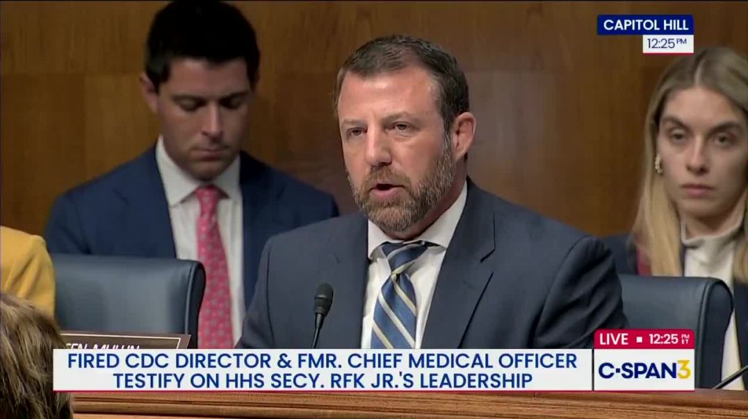 HOLY CRAP! Senator Markwayne Mullin just exposed that the meeting where Secretary Bobby Kennedy fired obstructionist Director Susan Monarez from the CDC was RECORDED. Her lies just came crashing down!