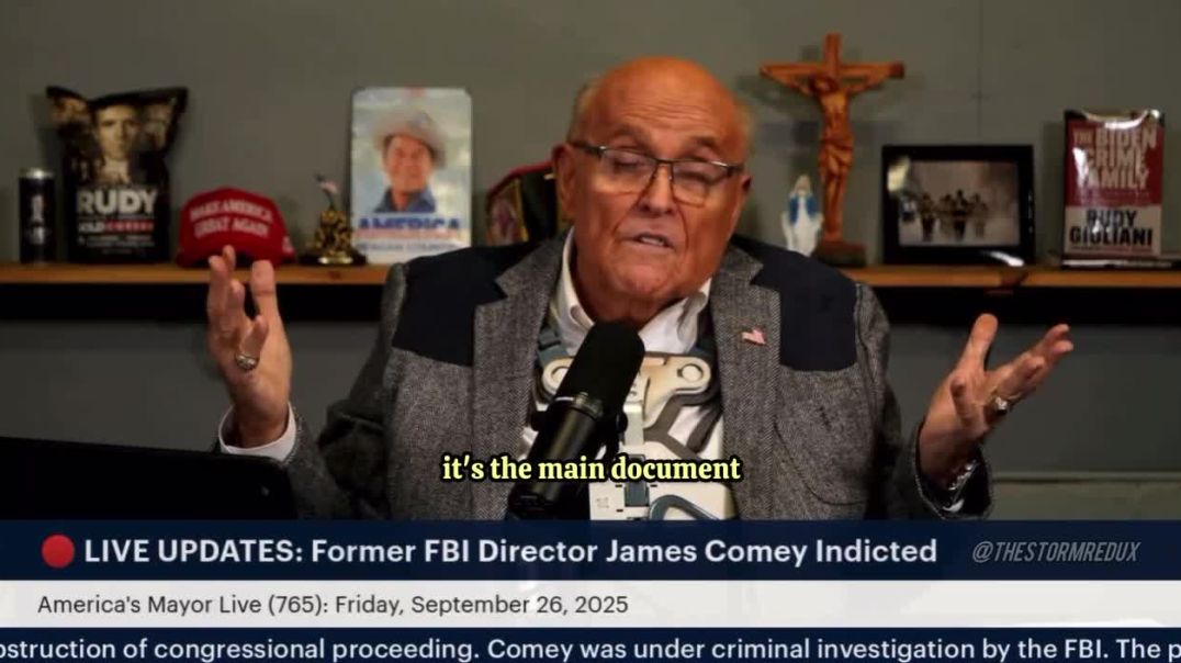Rudy Giuliani believes that the “little two page indictment” of James Comey is going to unfold into the “big RICO indictment,” and will “probably bring Comey, Brennan and a whole bunch of others down.