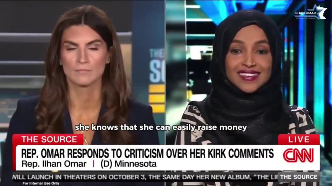 Rep. Omar defends her 'hateful man' Charlie kirk comments