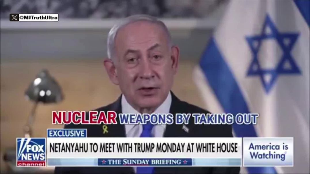 Netanyahu:  “I don’t decide a thing for President Trump.. (we know) the idea in anyway that I boast that I control him is ridiculous.”