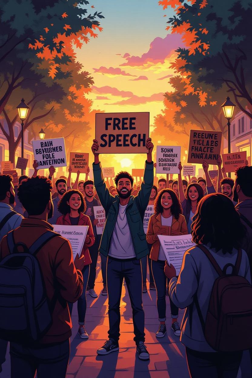 Champion free speech