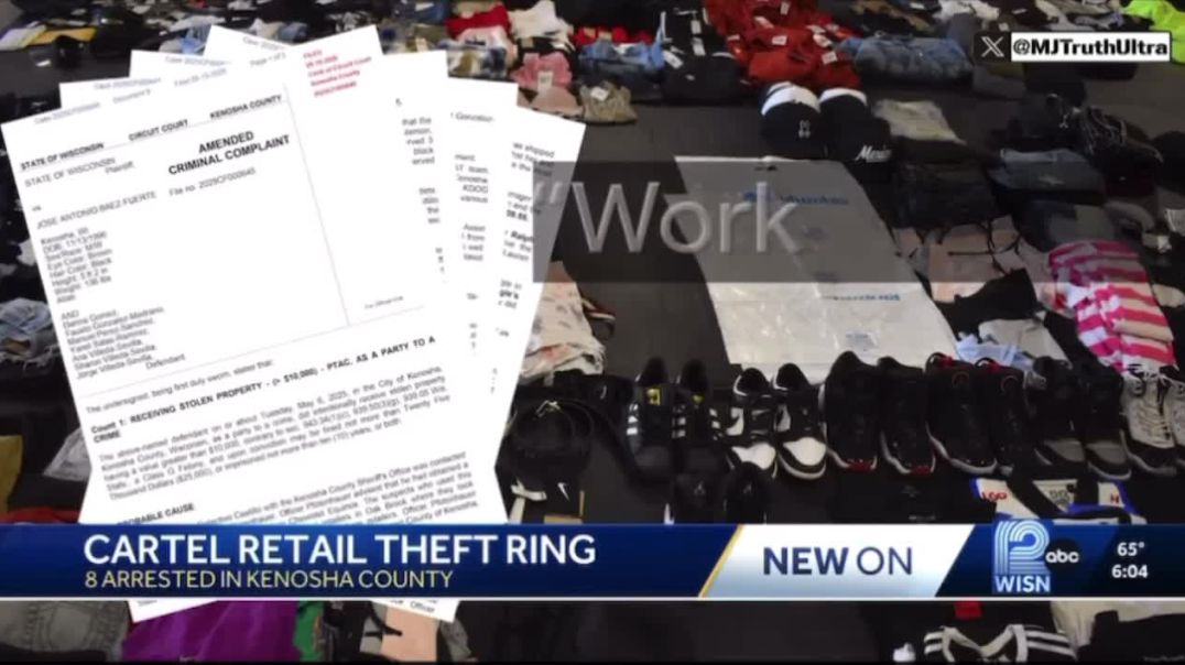 🚨 Mostly Peaceful Illegal Alien Mexican Cartel Members stealing hundreds of thousands of dollars worth of goods in Wisconsin