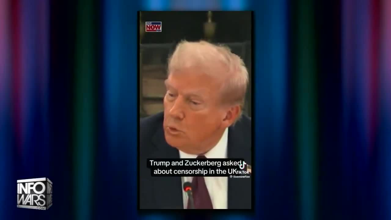 VIDEO: Trump Calls Out UK's North Korean Style Censorship In Big Tech Meeting With Zuckerberg & Bill Gates