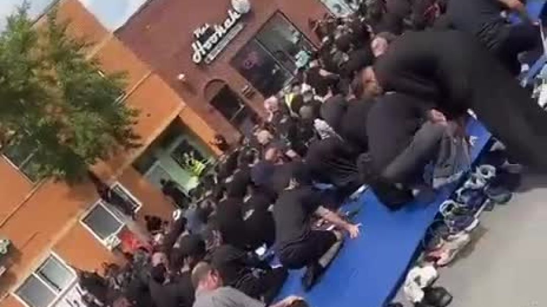 Meanwhile in Warren, Michigan  The blocked off a major road in West Warren so that Muslims could hold their midday call to prayer