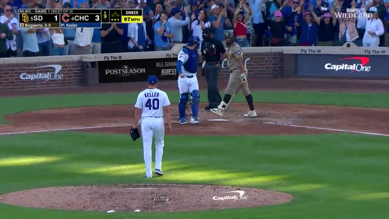 The Cubs take Game 1 and earn their first postseason win since 2017 🔥