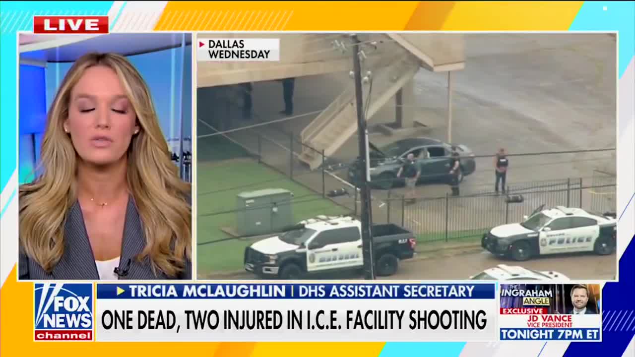 Assistant DHS Secretary Tricia McLaughlin: “Our law enforcement is facing a 1,000% increase in assaults against them... We saw those shell casings with the anti-ICE messages... This has to...