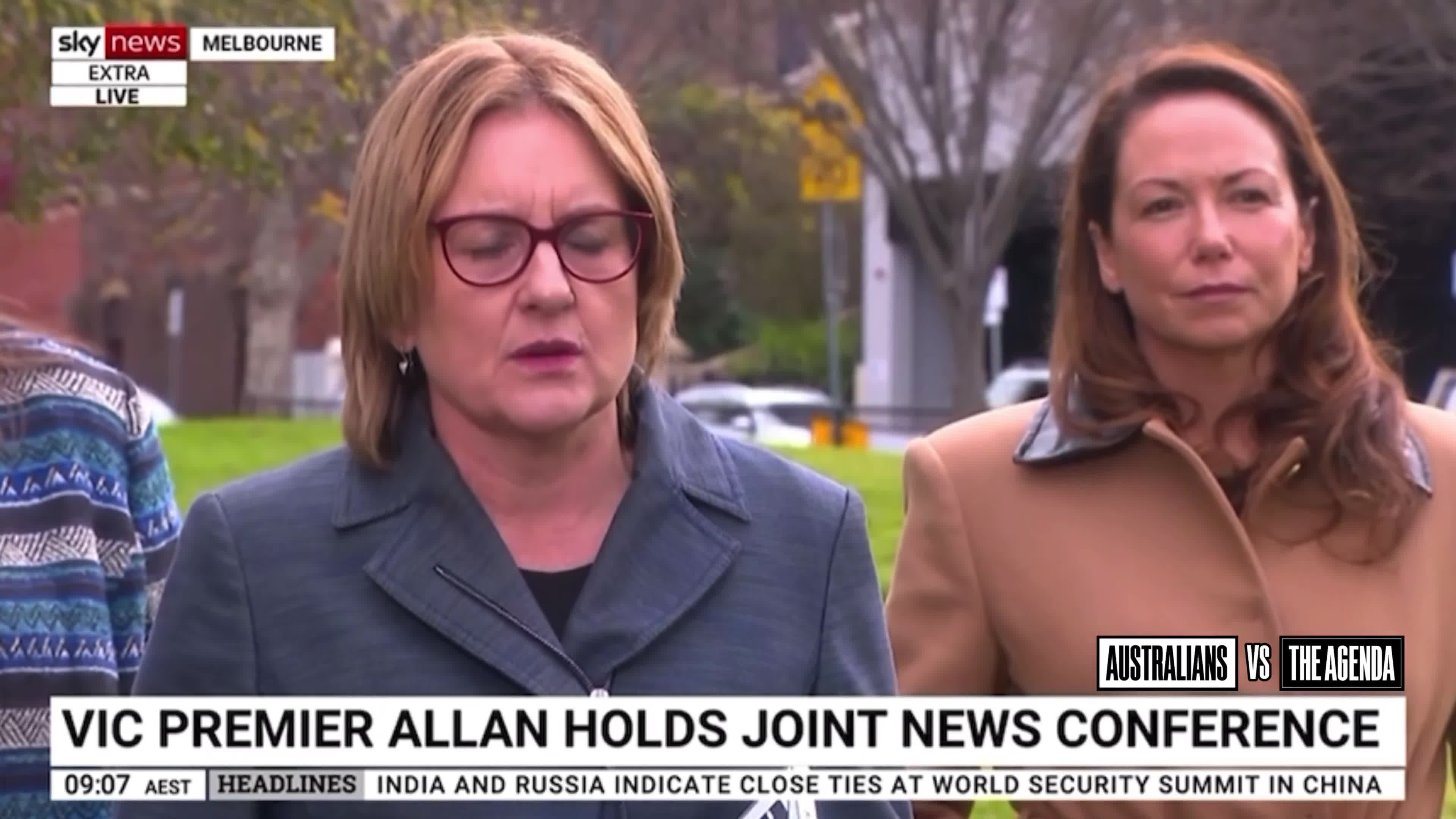 Victorian Premier Jacinta Allan “absolutely condemns” attendees of the ‘March for Australia’ rallies and says she’ll convene a meeting with her “Anti-Hate Taskforce” to investi...