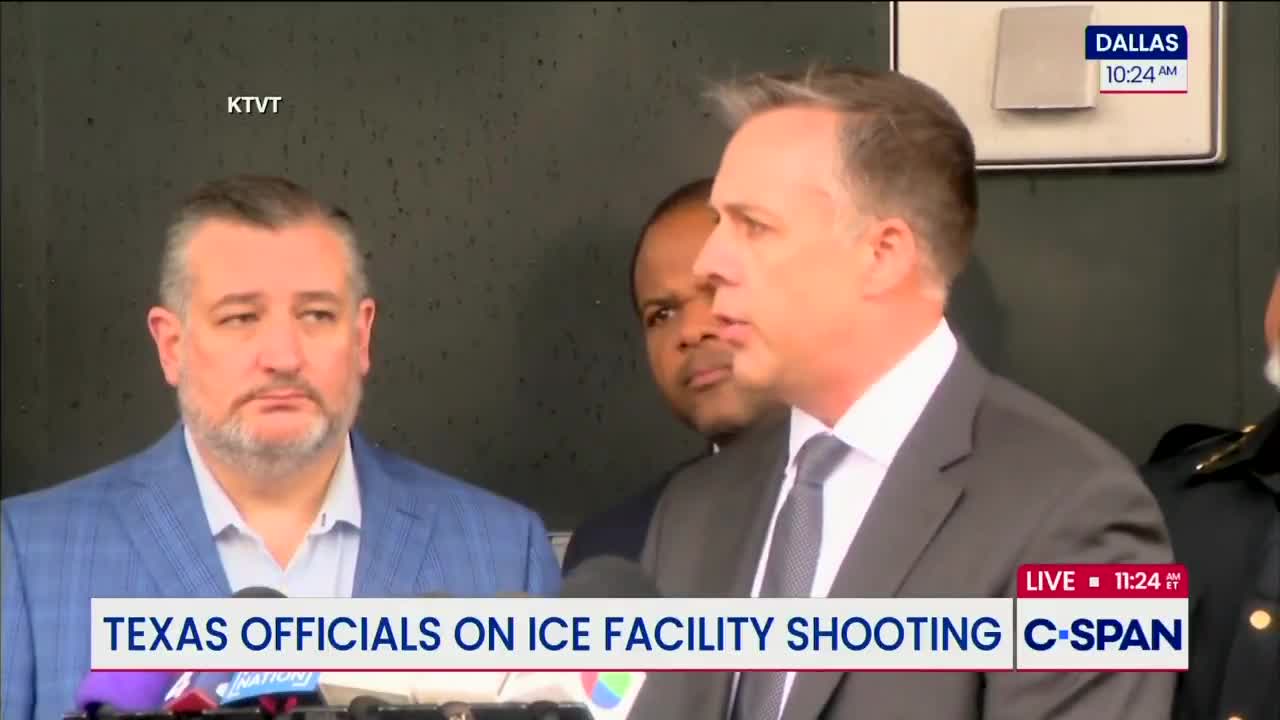 BREAKING: FBI Special Agent in Charge on Dallas ICE Facility shooting:  “The FBI is investigating this incident is an act of targeted violence... Early evidence we have seen from rounds th...