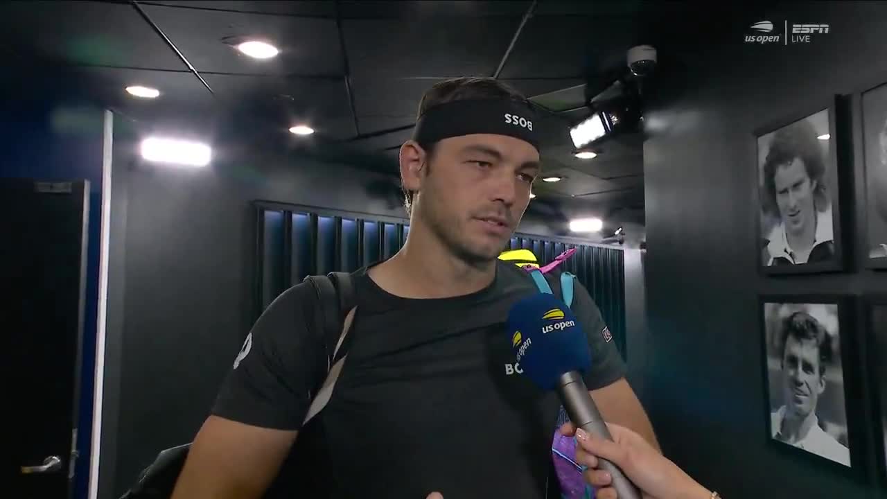 Taylor Fritz says he's improved from the last time he played Novak Djokovic 💪  🎾 Watch Djokovic take on Fritz on ESPN
