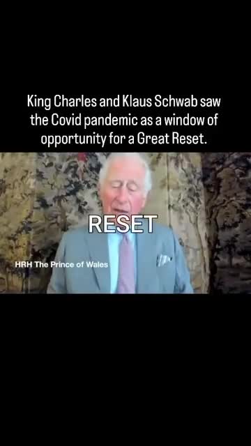 Covid was merely the Catalyst that initiated the Great Reset. Kings Charles & Klaus Schwab even admit to it as do so many other. What they don’t tell you is that post reset you live ...