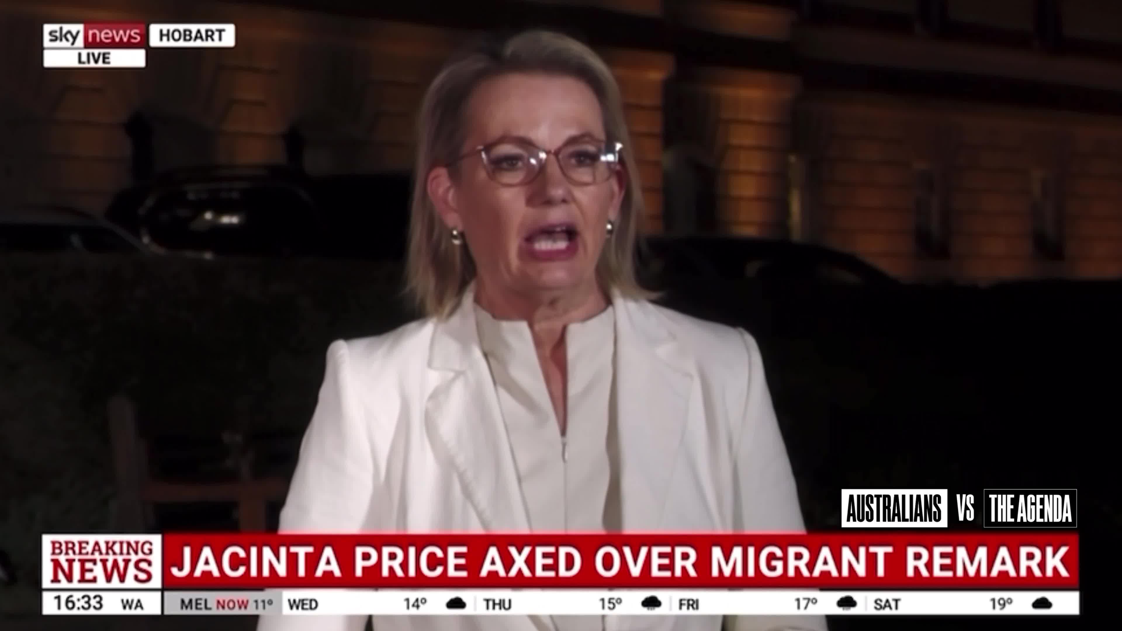 Liberal Leader Sussan Ley has confirmed Jacinta Nampijinpa Price has been dumped from the shadow cabinet, after she refused to apologise for her remarks on Indian mass immigration and expres...