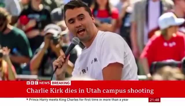 BBC UK Report on Charlie Kirk.  They are actually laughing.   BBC are sick.