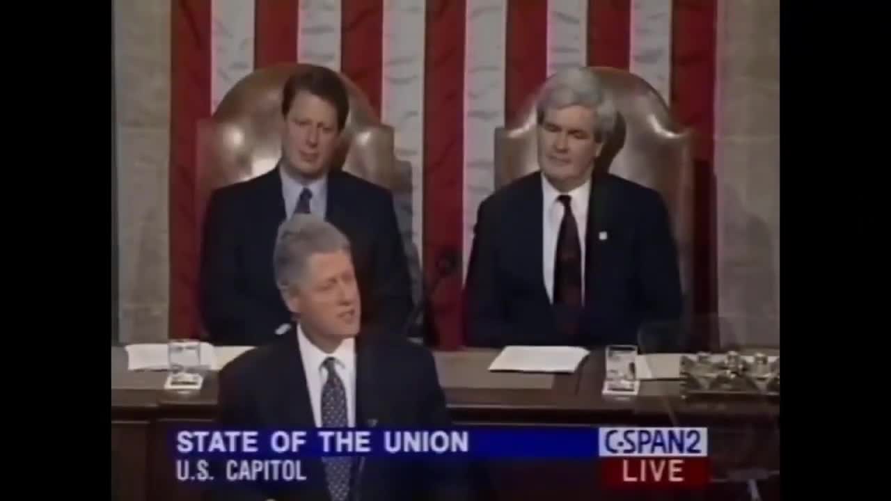 Bill Clinton’s 1995 State of the Union Speech would be called “fascist” by the modern Democrat Party.