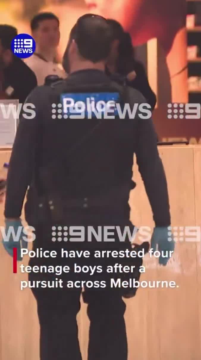 Police say they are interviewing the teenagers and are yet to lay any charges