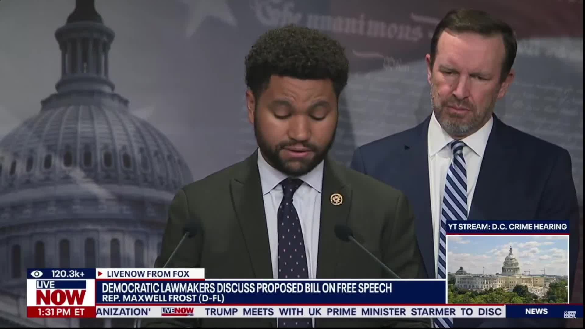Democrat Congressman Maxwell Frost is still labeling President Trump and conservatives as fascists:  “Fascism is not on the way, it is here.”