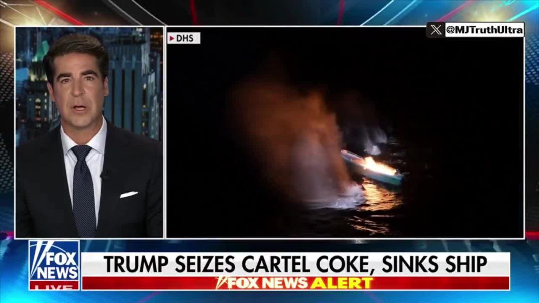 BREAKING - The Trump Admin just BLASTED another Drug Boat heading for America  - 7 drug traffickers arrested - siezed 13,000 pounds of cocaine