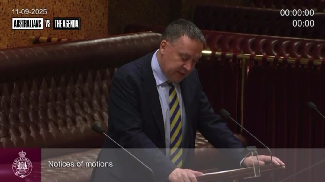 NSW Libertarian MLC John Ruddick has tabled a motion to recognise the tragic assassination of political commentator Charlie Kirk and to honour his contributions to political discourse.