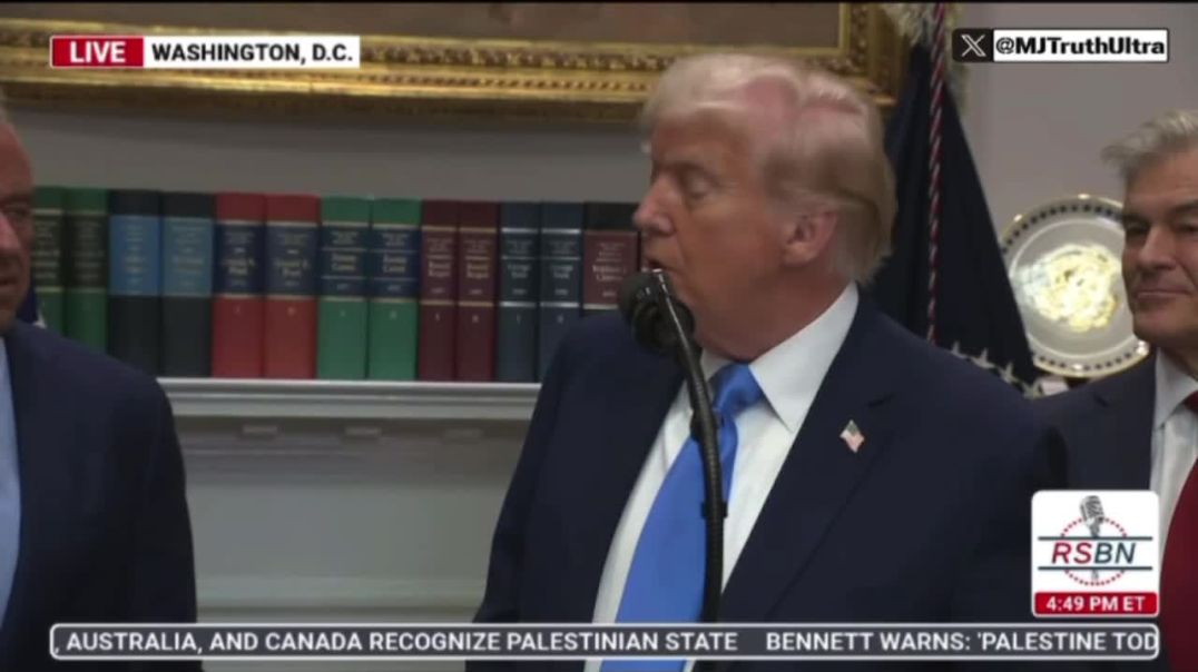Part 2: President Trump says the Amish People DO NOT take any vaccines and have virtually no Autism because they don’t take any vaccines.