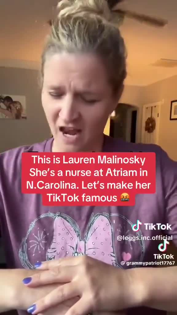This person reportedly works at @AtriumHealth. She posted this now-deleted video MOCKING Erika Kirk forgiving Charlie Kirk's shooter.  Any comment @AtriumHealth?