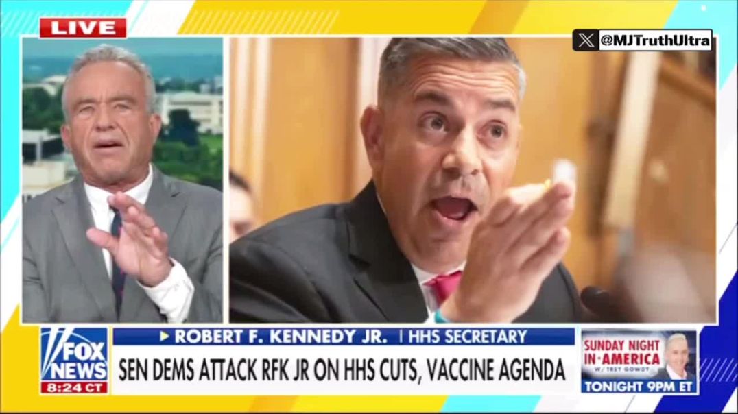 Part 1: RFK JR:  All of those senators at the hearing are taking in some Cases MILLIONS of Dollars from the Pharmaceutical Industry