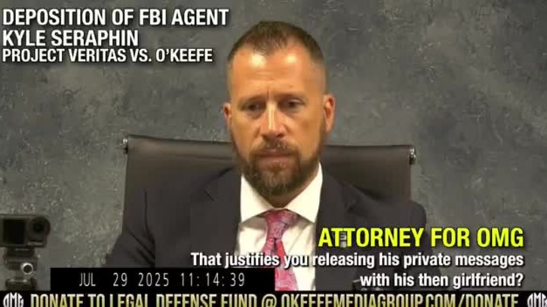BREAKING: Disgraced Ex-FBI Agent Kyle Seraphin Admits to Leaking Private Messages, Cites Hypocrisy and Double Standards in Deposition