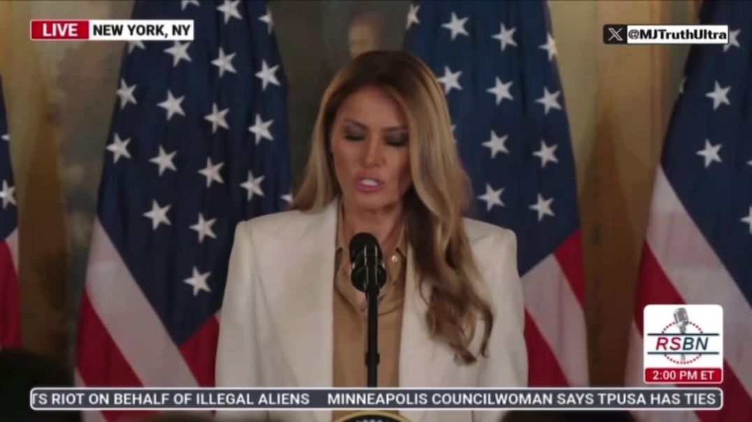 First Lady Melania Trump announces the launch of “Fostering the Future Together”  A global coalition of nations committed to the wellbeing of children, through the promotion of education, innovation, 