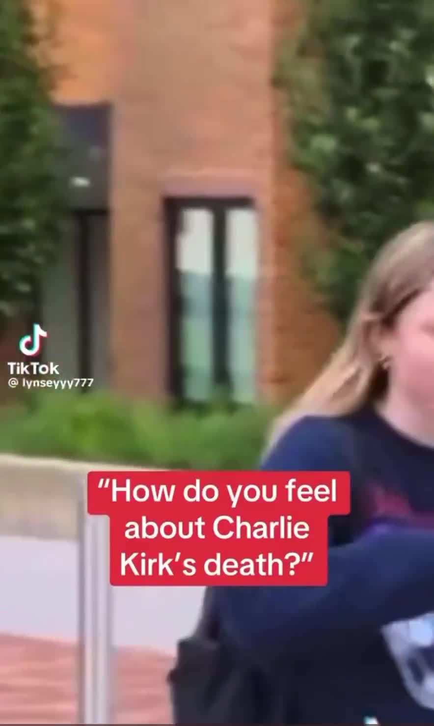 Liberal justifies Charlie’s m*rder because he “spread hateful” messages like hitIer and we shouldn’t feel bad for his wife and kids  This video got 800k likes on tiktok  We have a ma...