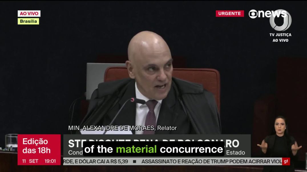 Bolsonaro SENTENCED to 27 years and 3 months in prison  Sentence handed down by Justice Alexandre de Moraes   Trump administration considers Moraes a ‘human rights abuser’, has promised to ‘react acco