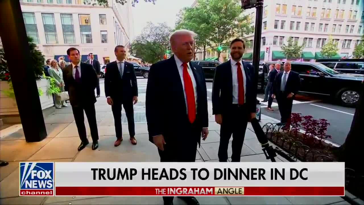 President Trump is out walking the streets of Washington, D.C. and has a message to Americans sick of crime: