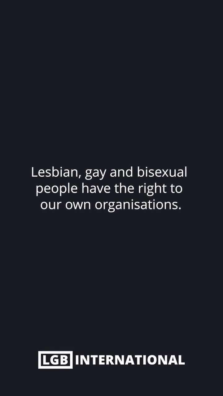 Today, with 17 other national LGB organisations, we are launching @LGBinternationl