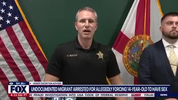 “This young 14-year-old girl… she would not have been a victim had this person who entered this country illegally had been stopped at the border, it's a tragedy” - Florida Sheriff on t...