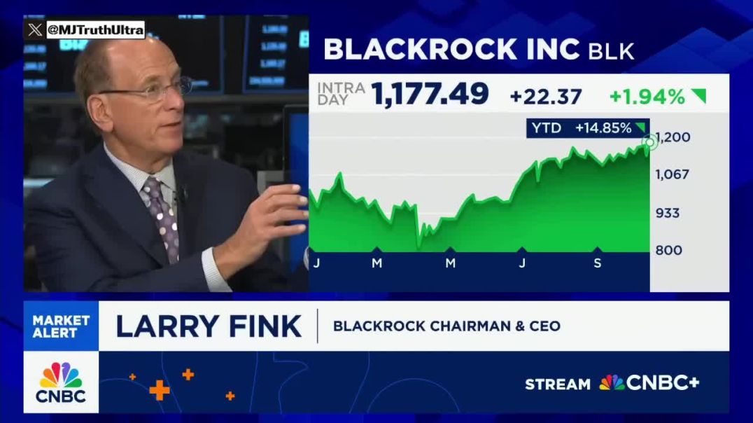 Is this a digital prison or digital freedom?  🚨 BlackRock CEO Larry Fink says “We're at the beginning of the tokenization of ALL assets, from Real Estate, Equity, Bonds, all across the board”