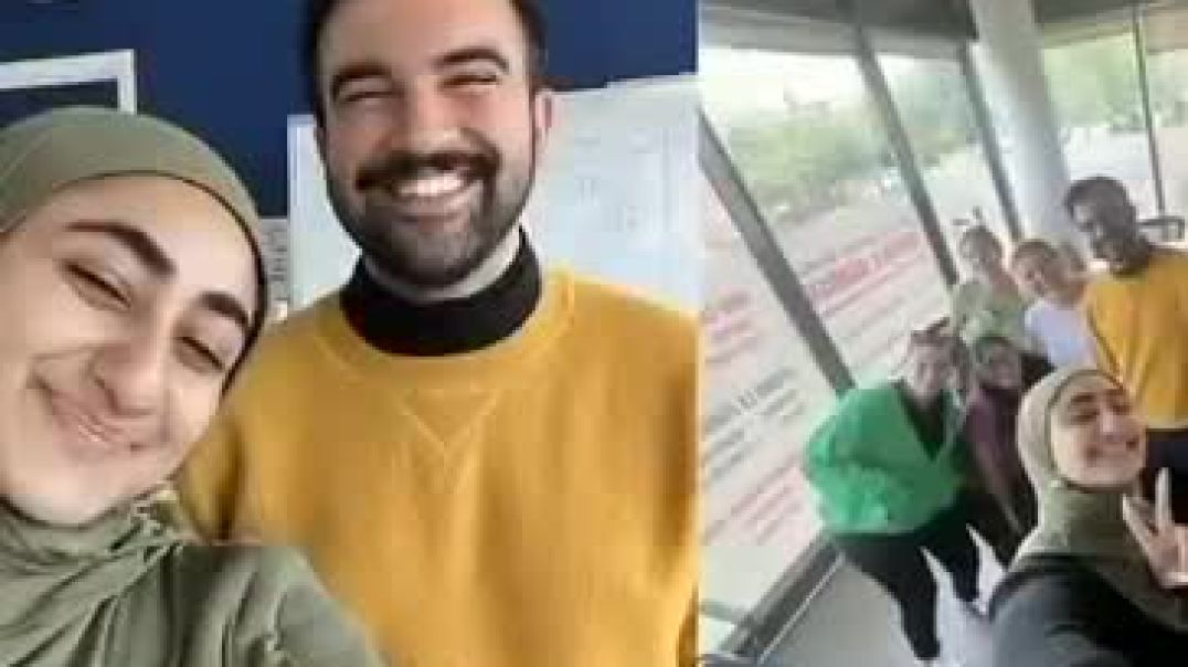 Multiple Zohran Mamdani campaign staff exposed  2 campaign staff that leading protests both have ties to terrorism groups, socialism groups and one even screams at police a Muslim revolution is coming