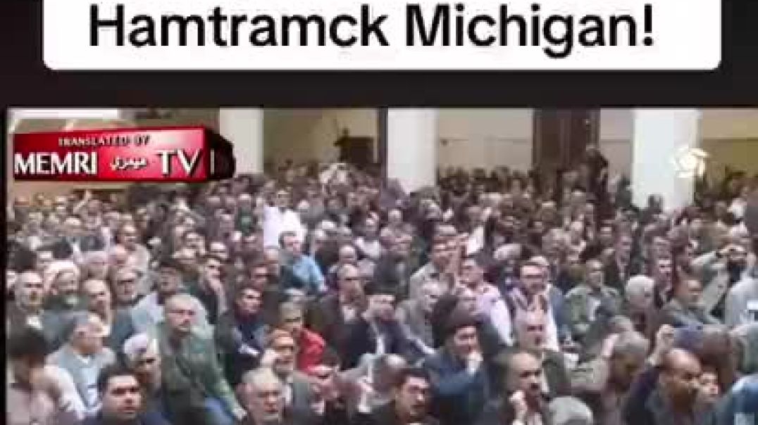FAn entire auditorium of Muslims shout “Death to America!”