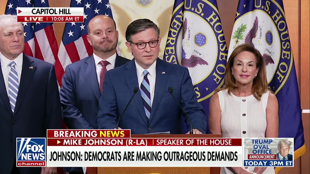 BREAKING: Speaker Johnson says AOC and Bernie Sanders EXPOSED themselves at the CNN socialist town hall - they don't KNOW what they even want to end the government shutdown