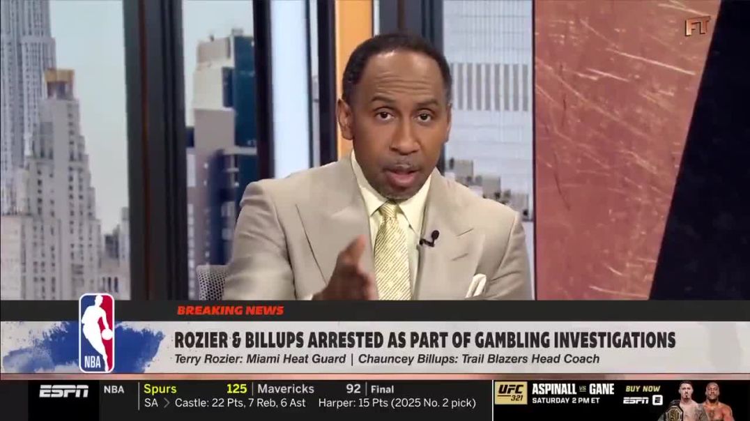 Instead of being outraged at these athlete’s, coaches, etc, in the NBA, Stephen A. Smith is upset that Trump took down the player/mafia game-rigging scheme, and says it was Revenge