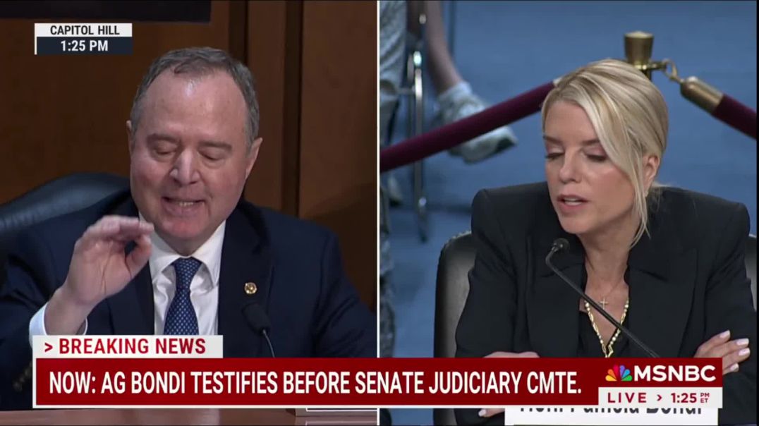 Part 2:  AG Pam Bondi CLOWNS Adam Schiff, making him look like the absolute TOOL he is!